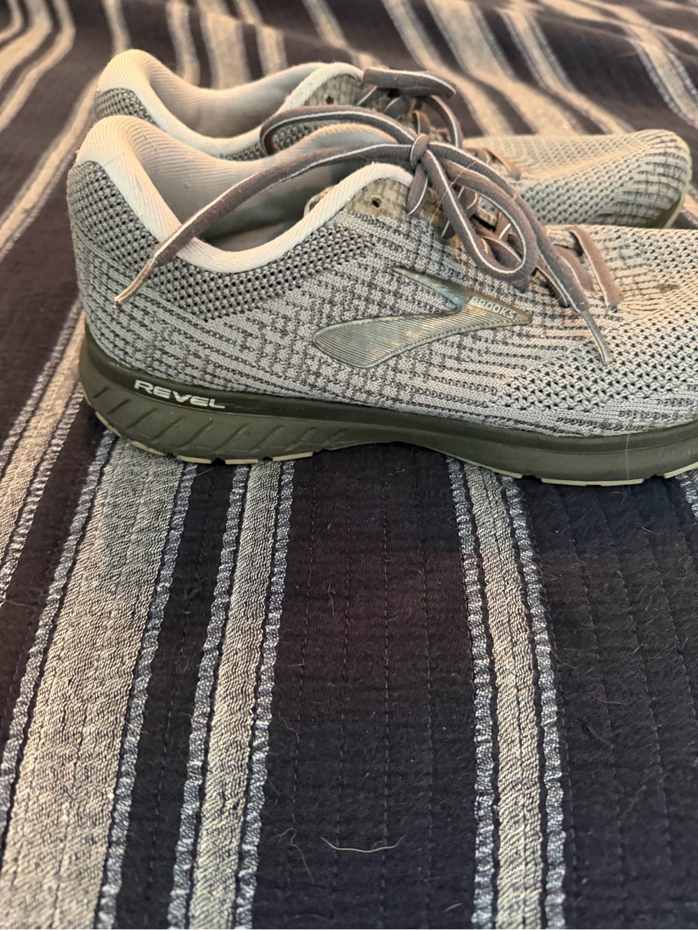 Brooks Revel Men's Athletic Running Shoes Gray Size 10 - Picture 8 of 8